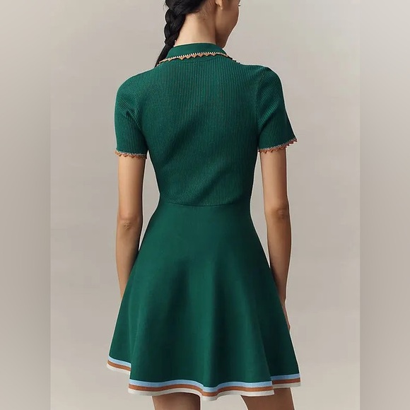 NWOT By Anthropologie Sweater Mini Dress Size Small - Picture 2 of 12